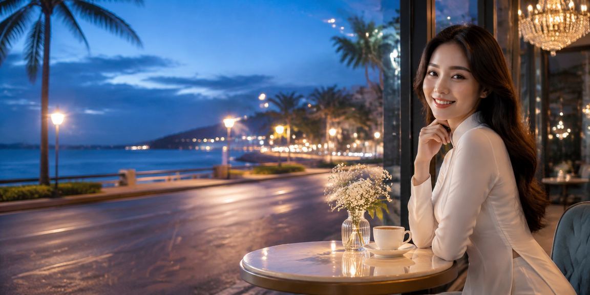 Trò chơi bài tại Mũi Né với trang phục áo dài truyền thống